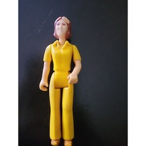 Vintage 1975 Fisher-Price‎ Adventure People Safari #304 - Mom / Woman Yellow